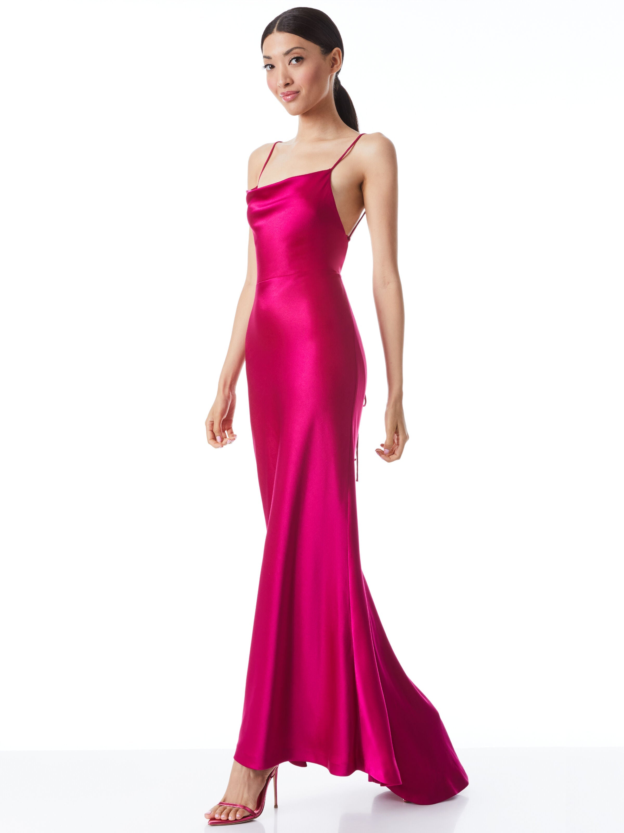 MONTANA TIE BACK GOWN-CHAMPAGNE-ALICE + OLIVIA