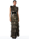 TAHARA RUFFLE SLEEVE TIERED MAXI DRESS-ALICE + OLIVIA