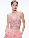 GATZ EMBELLISHED TOP-ALICE + OLIVIA