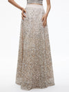 CATRINA SEQUIN EMBELLISHED GOWN SKIRT-ALICE + OLIVIA