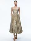 FAY MIDI DRESS-CHAMPAGNE MULTI-ALICE + OLIVIA