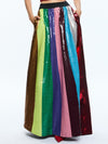 TINA SEQUIN LONG BALL GOWN SKIRT-ALICE + OLIVIA