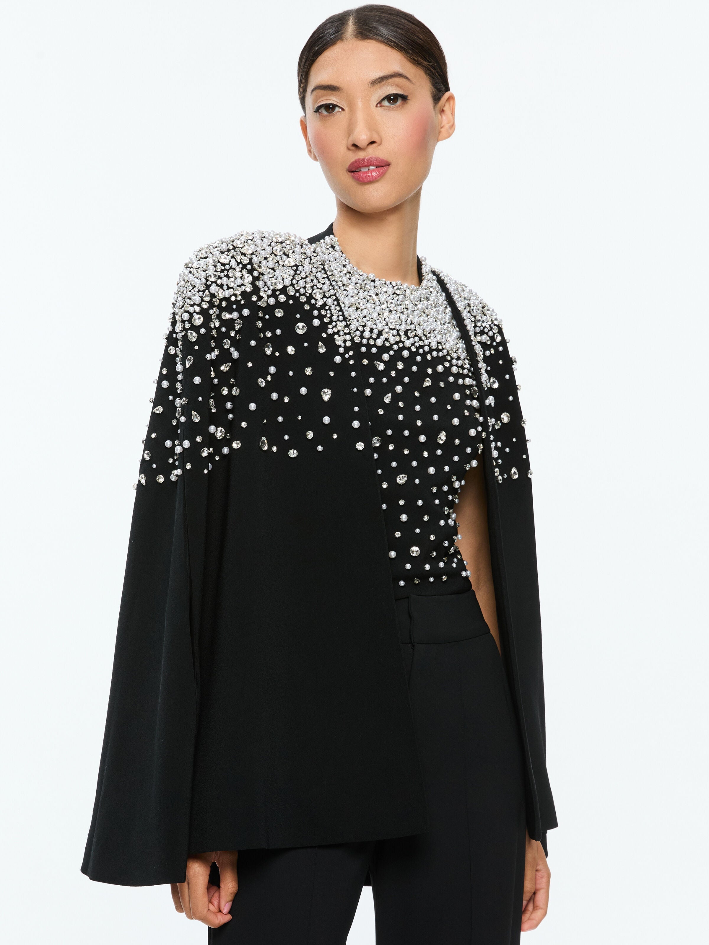 KIESHA EMBELLISHED CAPE