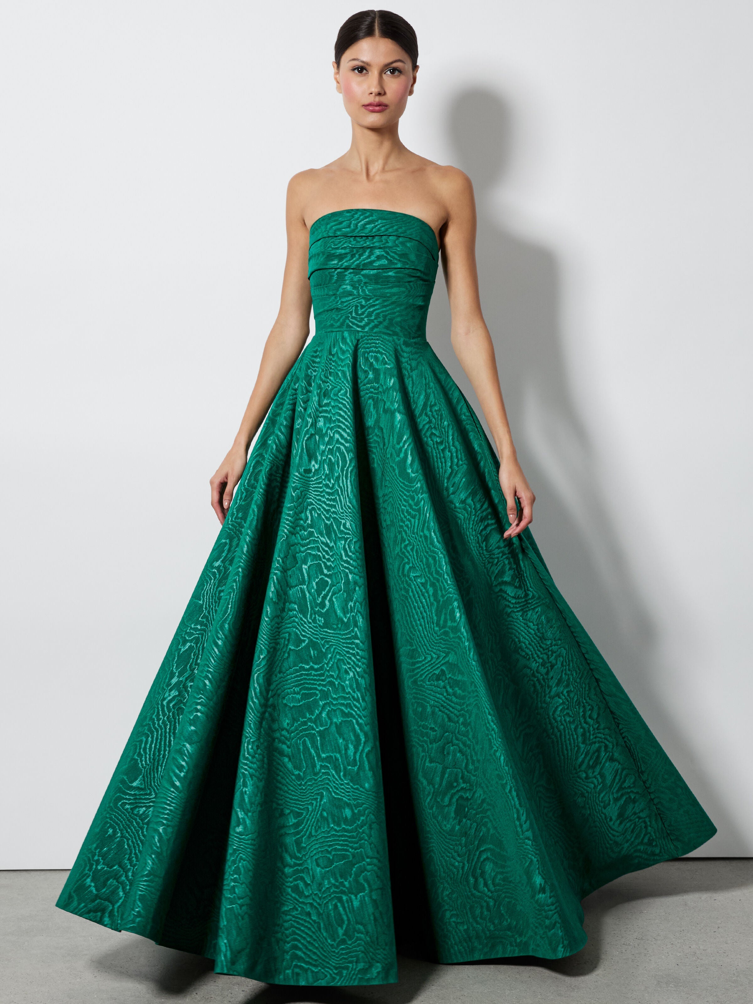 BRIDGETTE MAXI GOWN-FOREST GREEN-ALICE + OLIVIA