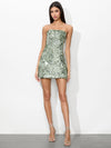 VELIA MINI DRESS-SEA SPRAY-ALICE + OLIVIA