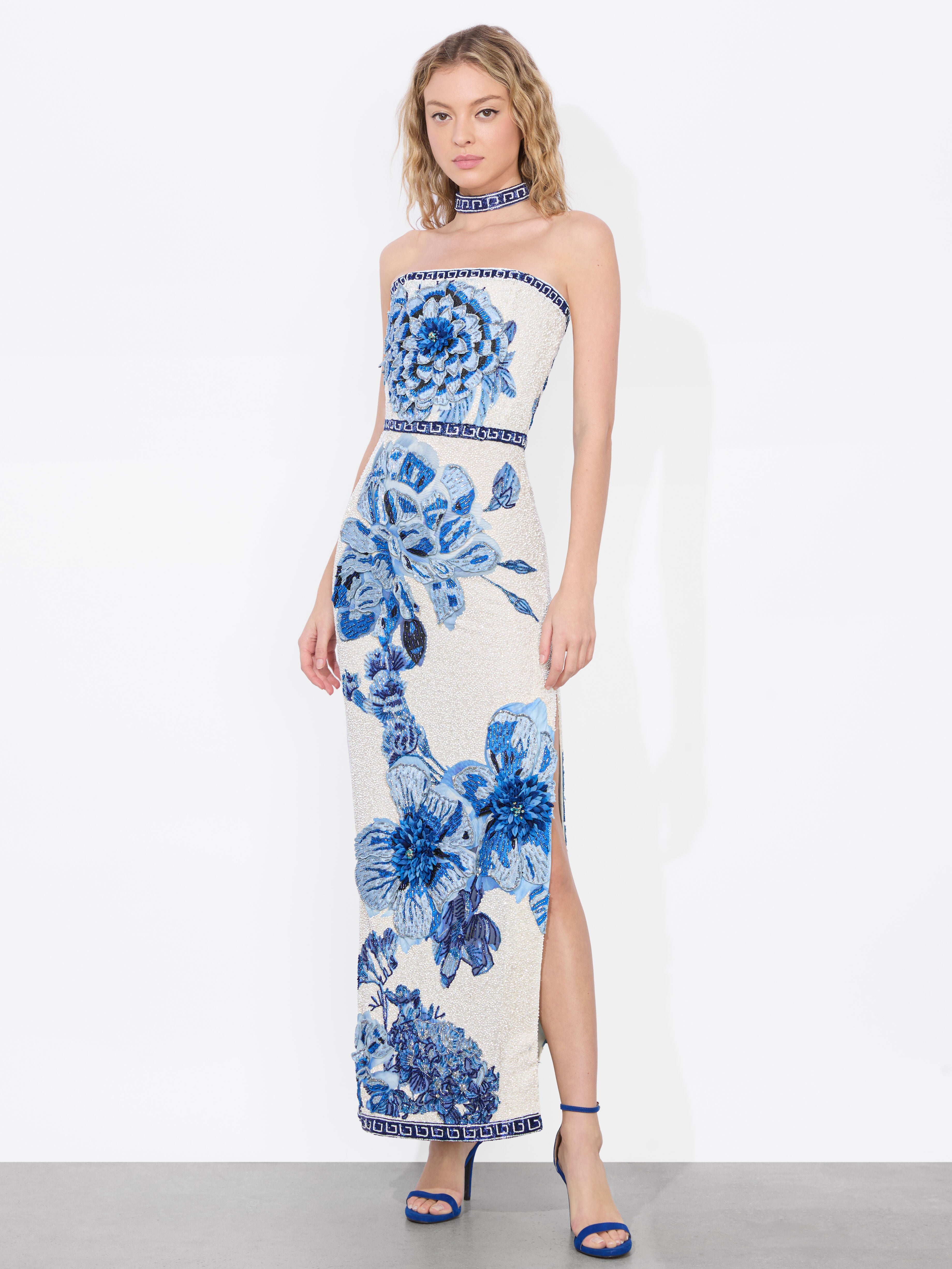 GEORGIE EMBELLISHED GOWN