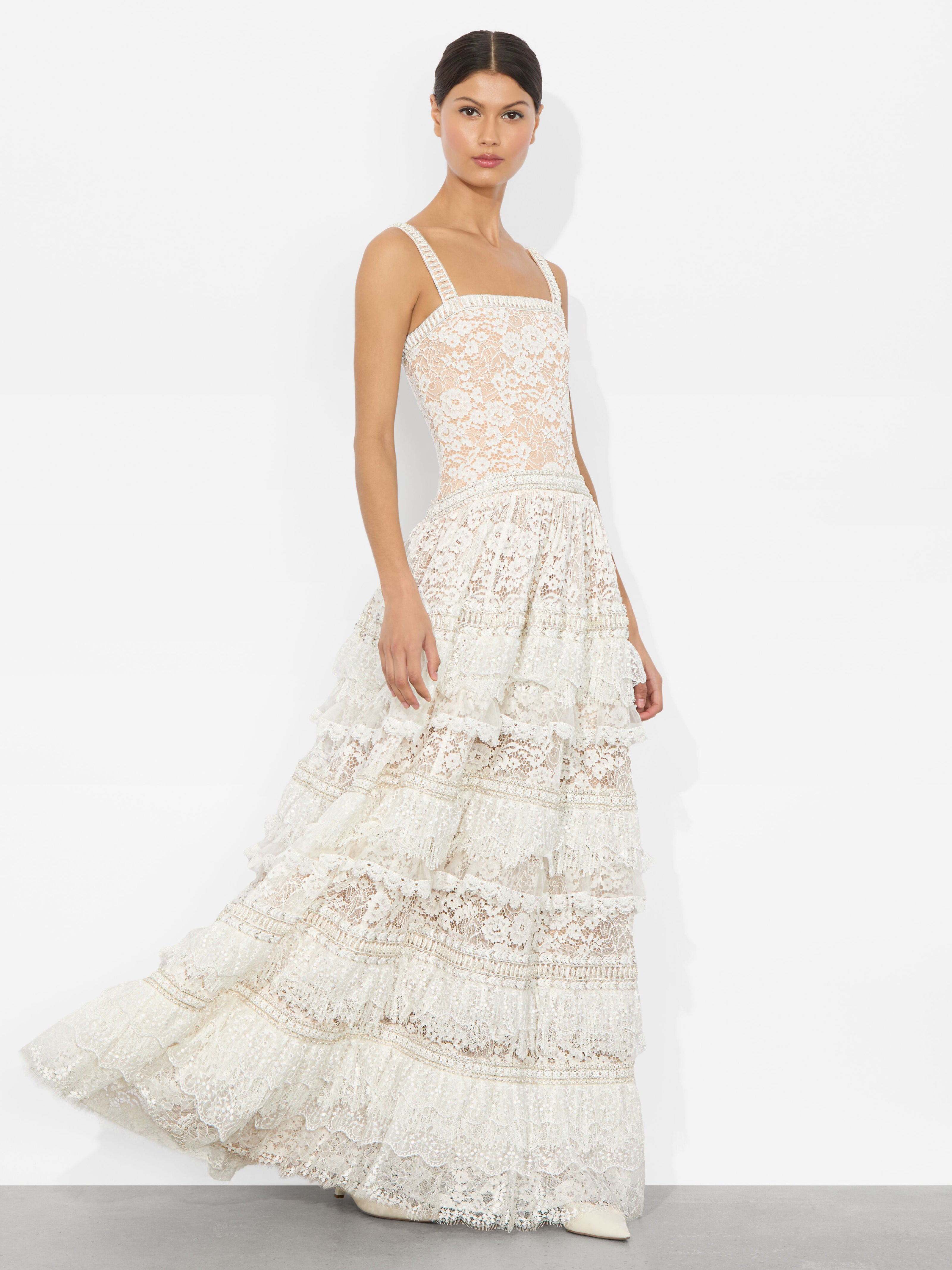ZENA LACE MAXI DRESS-ALICE + OLIVIA