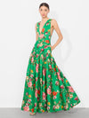 LILA STRUCTURED MAXI DRESS-HAMPTONS FLORAL-ALICE + OLIVIA