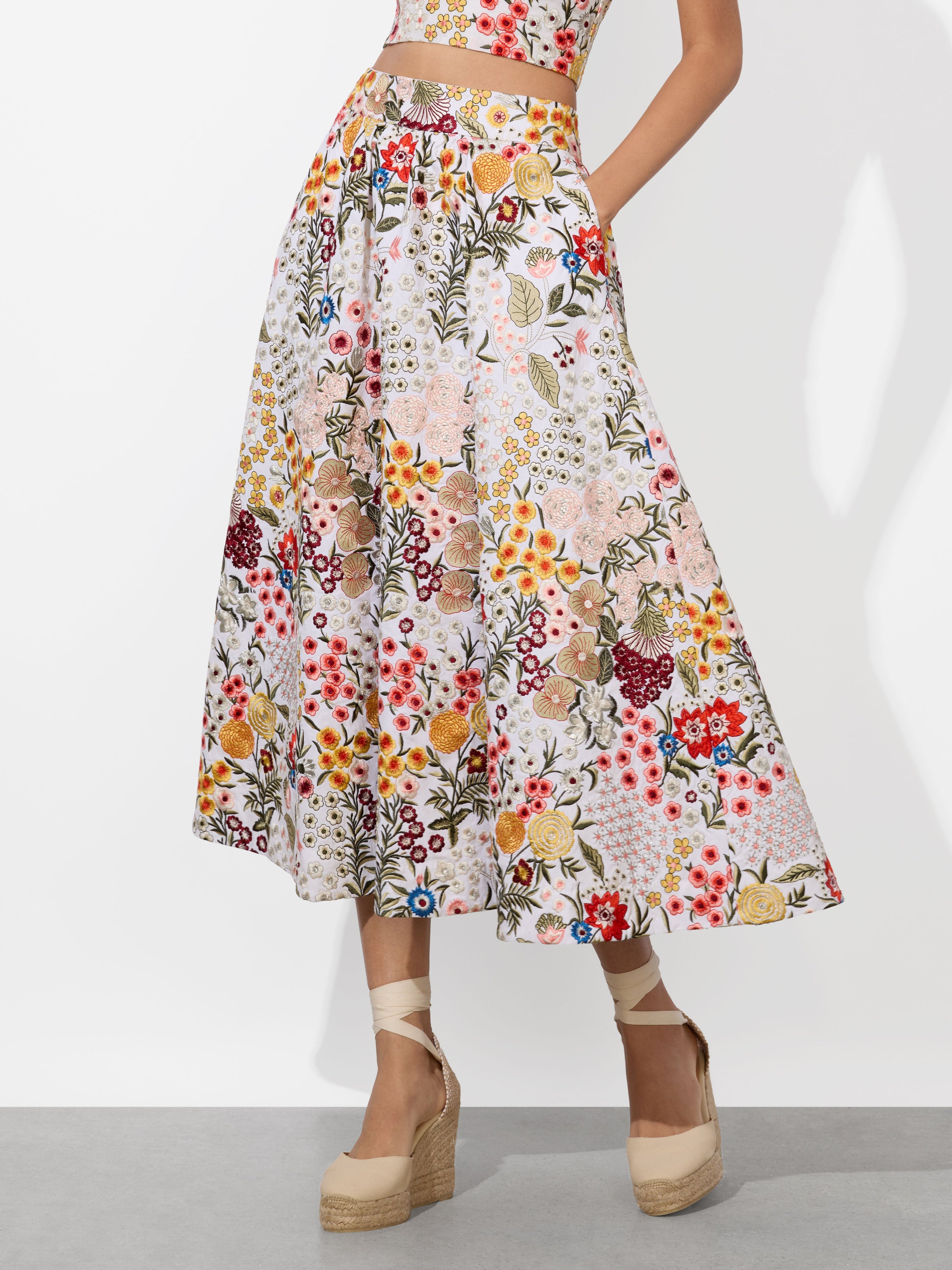 EARLA FLARE SKIRT-ALICE + OLIVIA