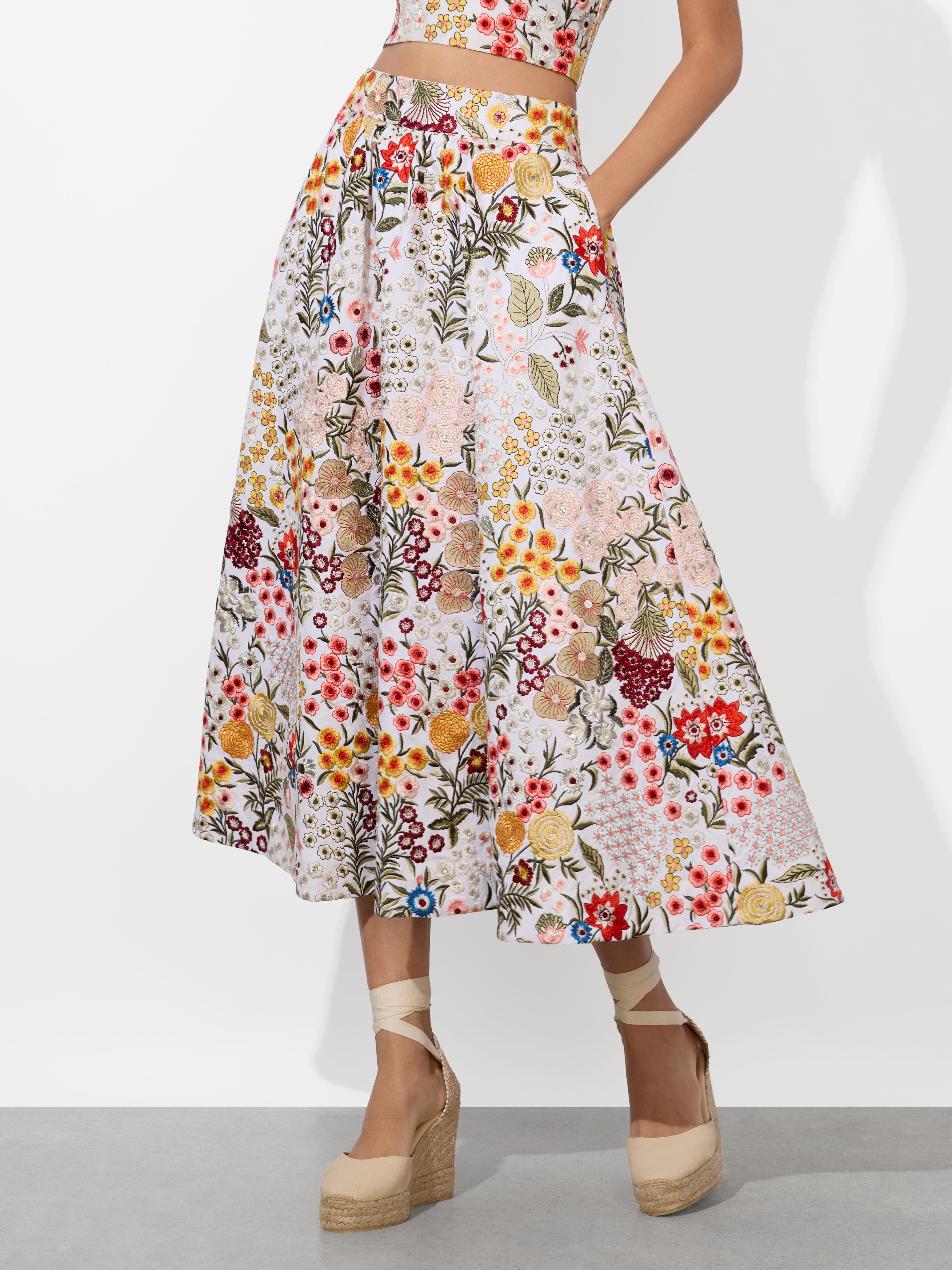 EARLA FLARE SKIRT-ALICE + OLIVIA