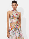 EVELINA CROP TOP-ALICE + OLIVIA