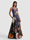 MAXINE EMBELLISHED GOWN-MAGIC GARDEN GRADIENT-ALICE + OLIVIA