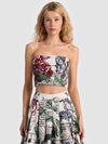 CERESI EMBELLISHED BANDEAU TOP-ALICE + OLIVIA