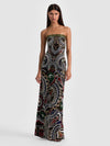 DELORA BEADED GOWN-BLACK/MULTI-ALICE + OLIVIA