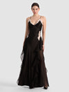 SHELBA RUFFLED GOWN-ALICE + OLIVIA