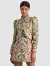 ILARIA EMBROIDERED JACKET-CHAMPAGNE/MULTI-ALICE + OLIVIA