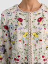 KIDMAN EMBELLISHED JACKET-TWISTING VINES OFF WHITE-ALICE + OLIVIA
