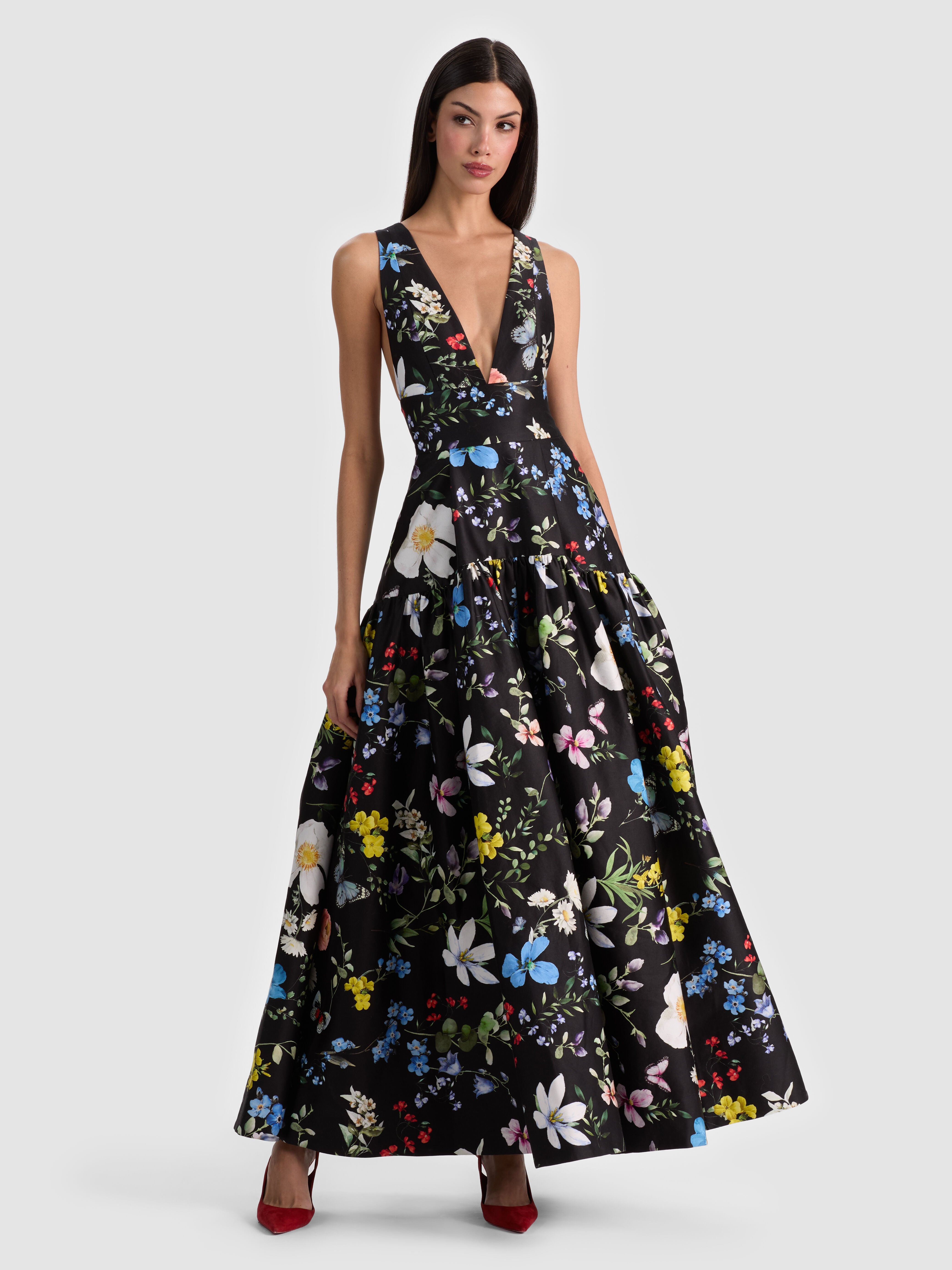 LILA STRUCTURED BALLGOWN