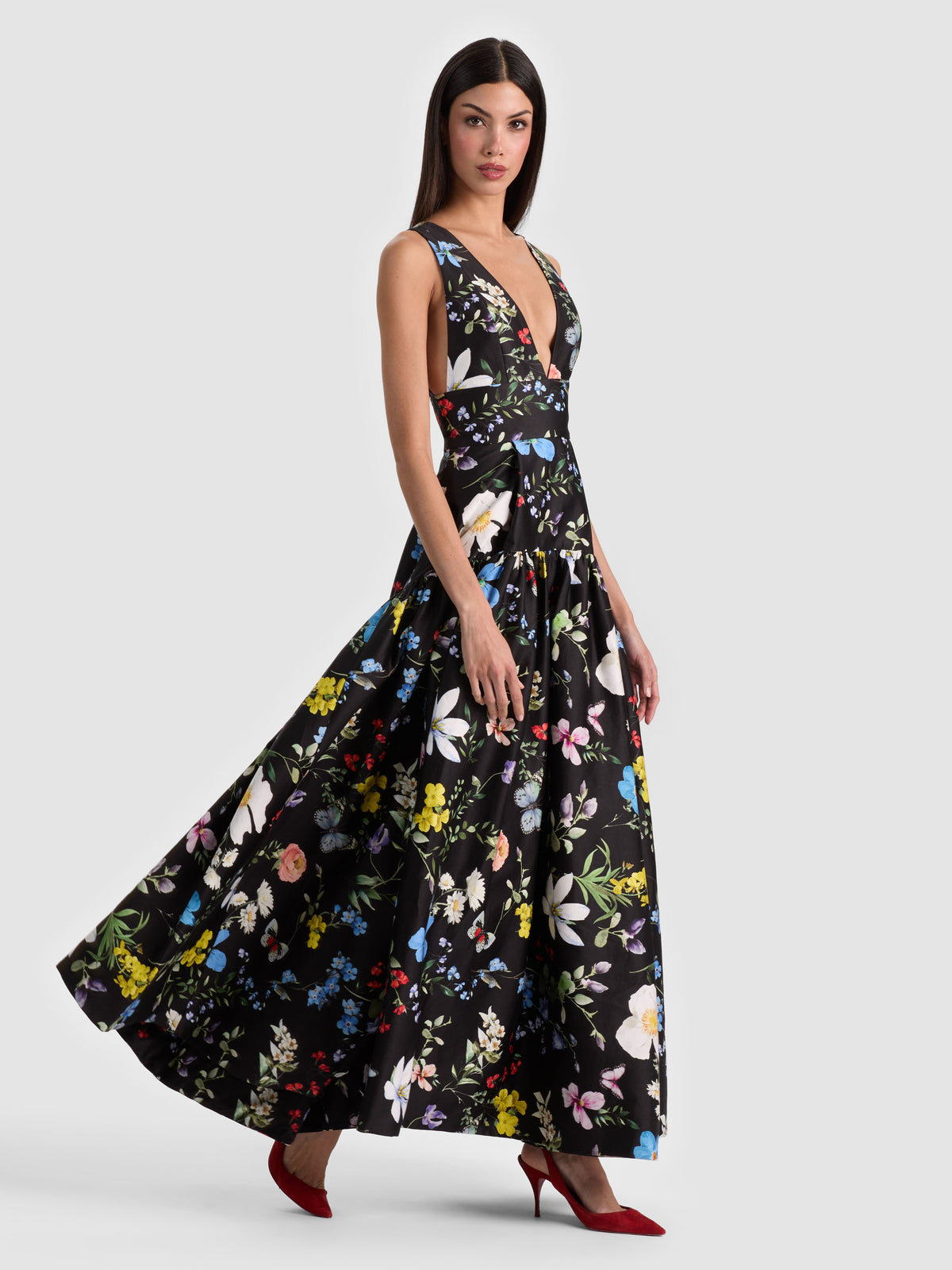 LILA STRUCTURED BALLGOWN-ALICE + OLIVIA