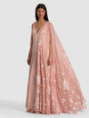 AZRIELLA EMBROIDERED MAXI GOWN CAPE-ALICE + OLIVIA