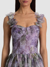 CALISSA EMBELLISHED BALLGOWN-SEA BREEZE LAVENDER-ALICE + OLIVIA