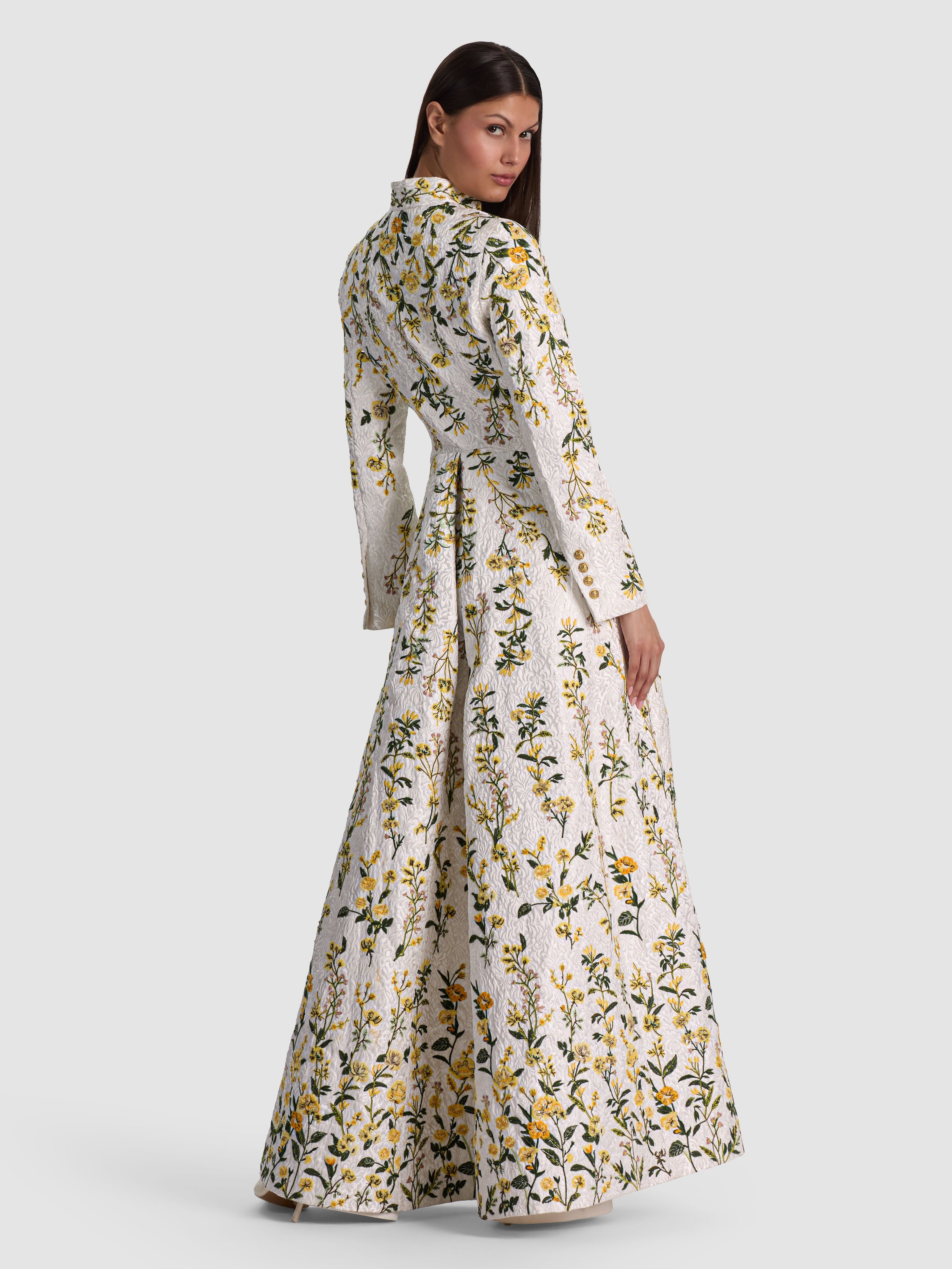 WINN EMBELLISHED LONG JACKET-ALICE + OLIVIA