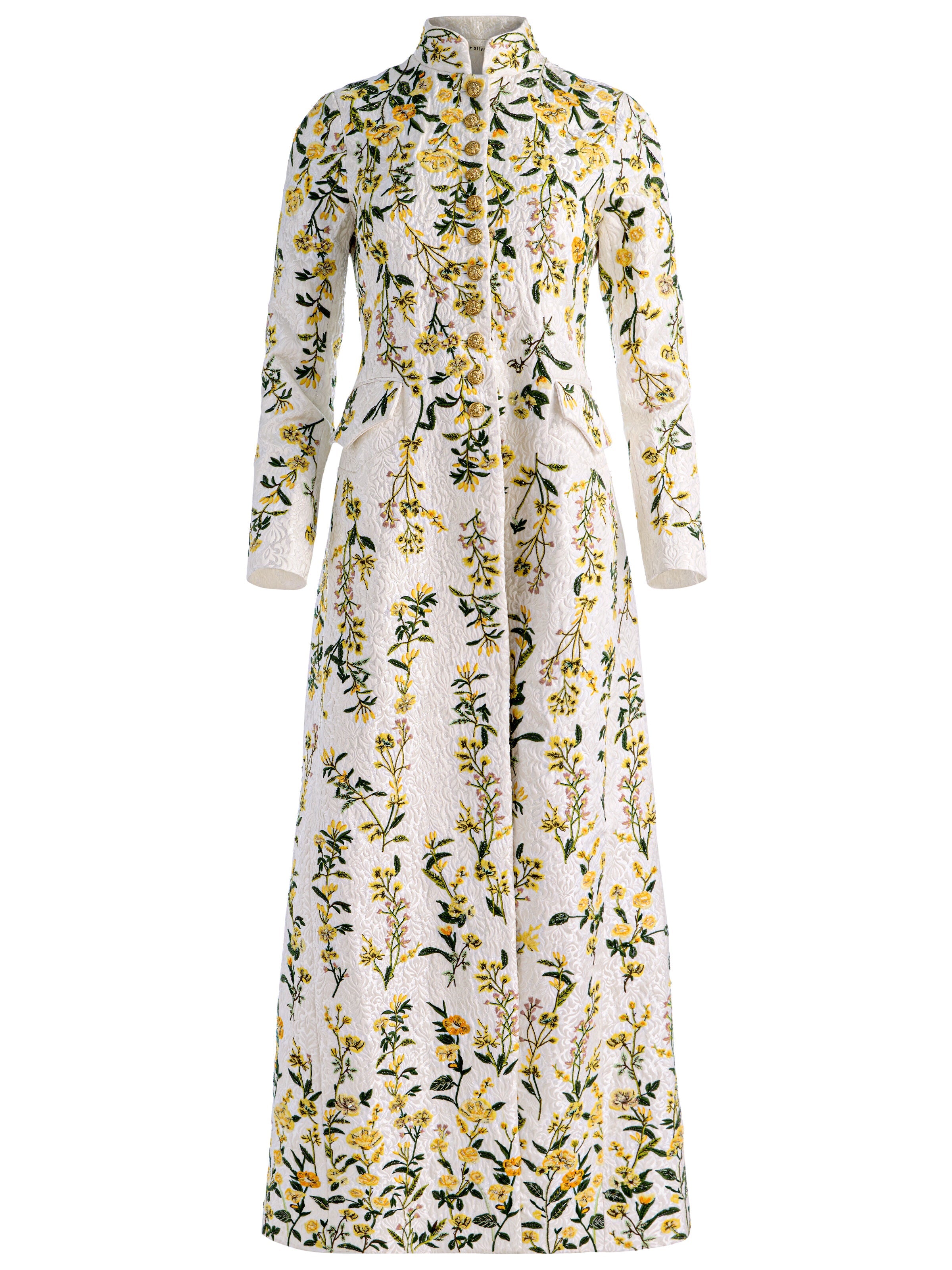 WINN EMBELLISHED LONG JACKET-ALICE + OLIVIA
