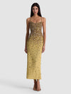 NINA EMBELLISHED MIDI GOWN-ALICE + OLIVIA