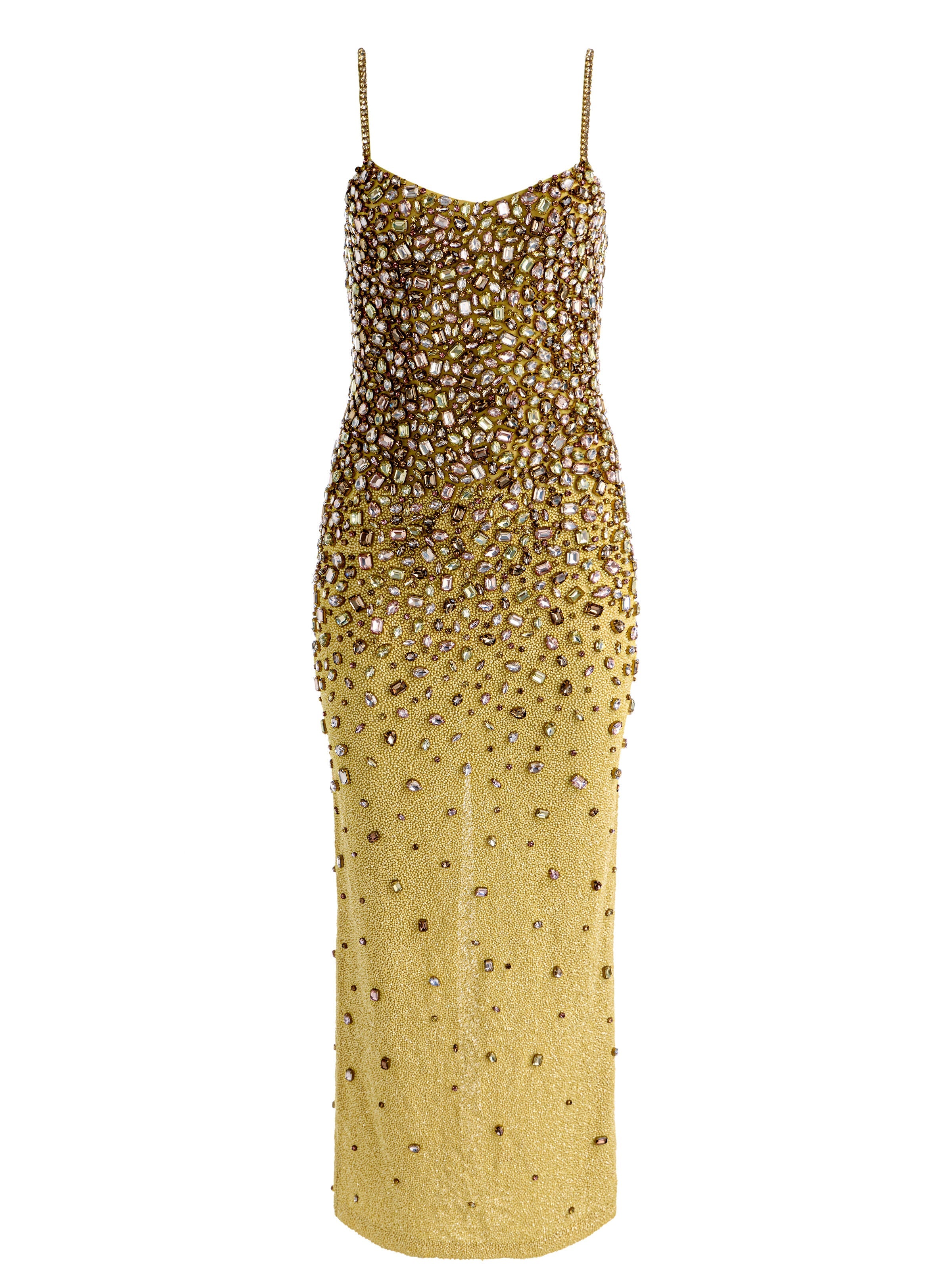 NINA EMBELLISHED MIDI GOWN-ALICE + OLIVIA