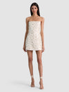 KATIA EMBROIDERED MINI GOWN-OFF WHITE MULTI-ALICE + OLIVIA