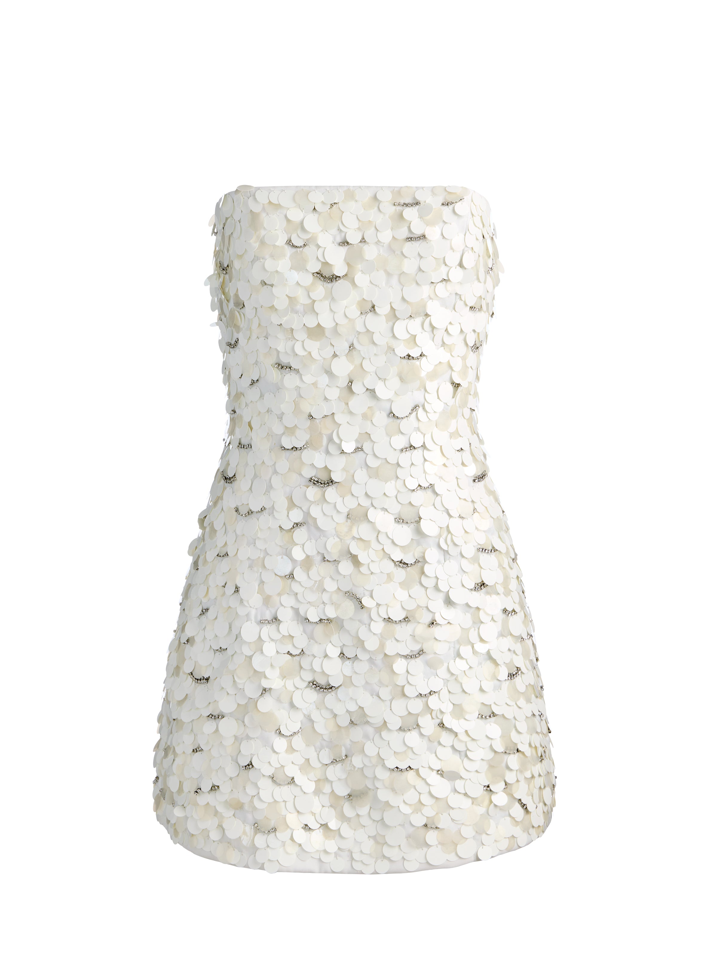 KATIA EMBROIDERED MINI GOWN-OFF WHITE MULTI-ALICE + OLIVIA