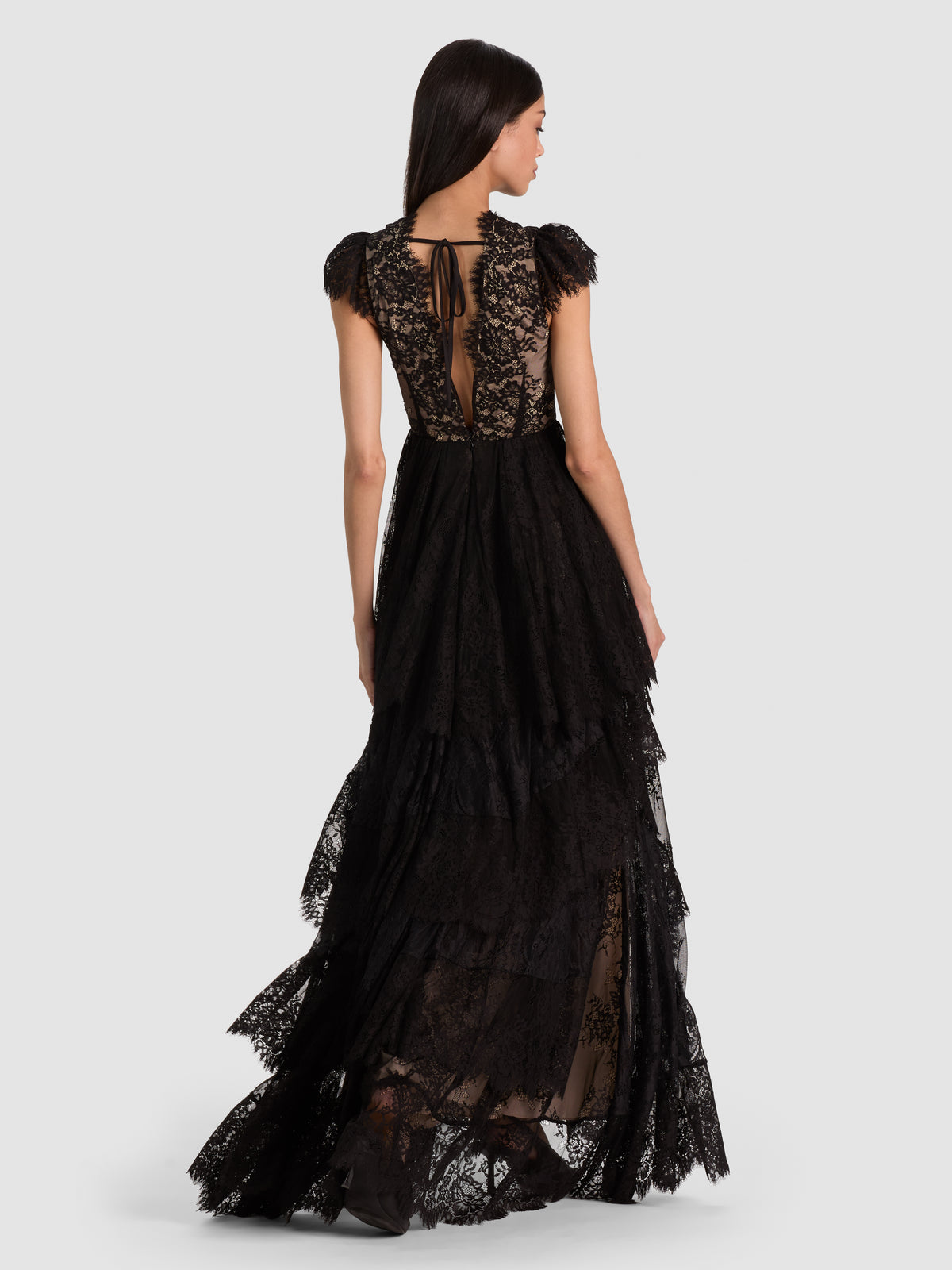 ROSEMARIE LACE GOWN-ALICE + OLIVIA