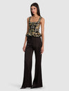 LILIANNA EMBELLISHED CORSET TOP-ALICE + OLIVIA