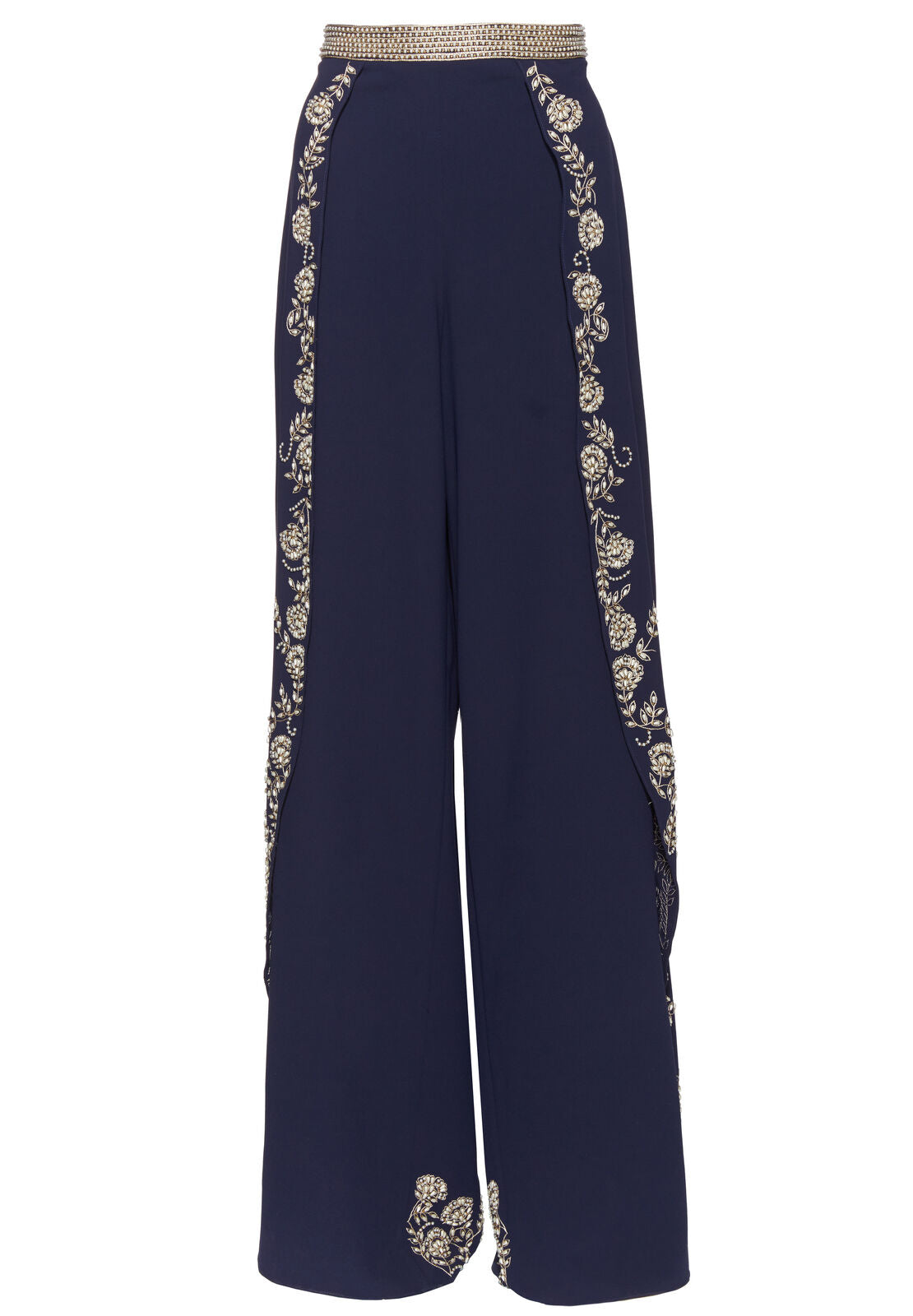 LARISSA EMB OPEN PLEAT PANT-ALICE + OLIVIA