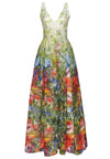 CHANTAL PLUNGING VNK FLARE GWN-ALICE + OLIVIA