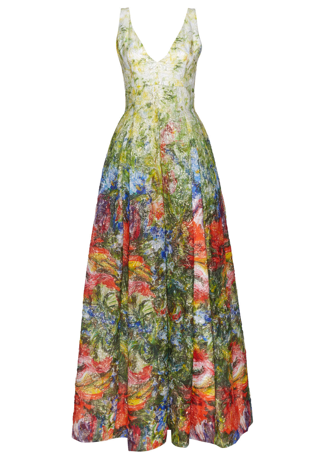 CHANTAL PLUNGING VNK FLARE GWN-ALICE + OLIVIA