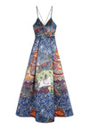 MARILLA V NK STRAPPY GOWN-ALICE + OLIVIA