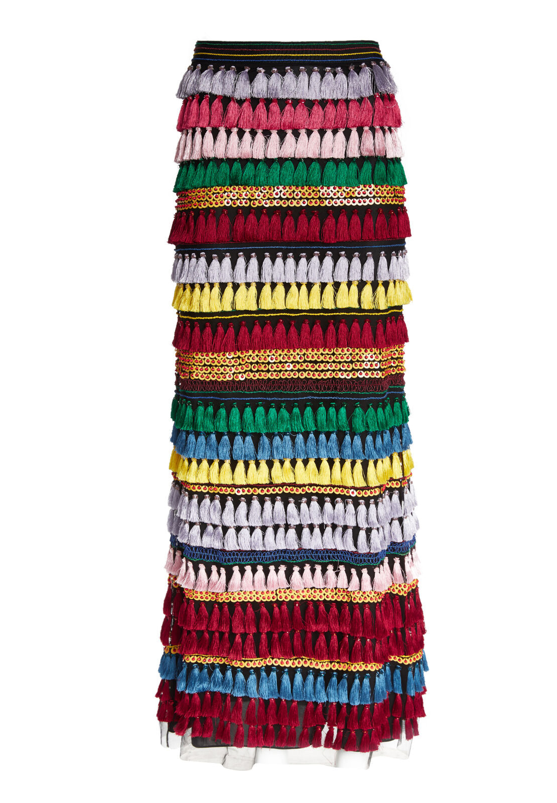 MERRILL EMBELL MAXI GOWN SKIRT-ALICE + OLIVIA