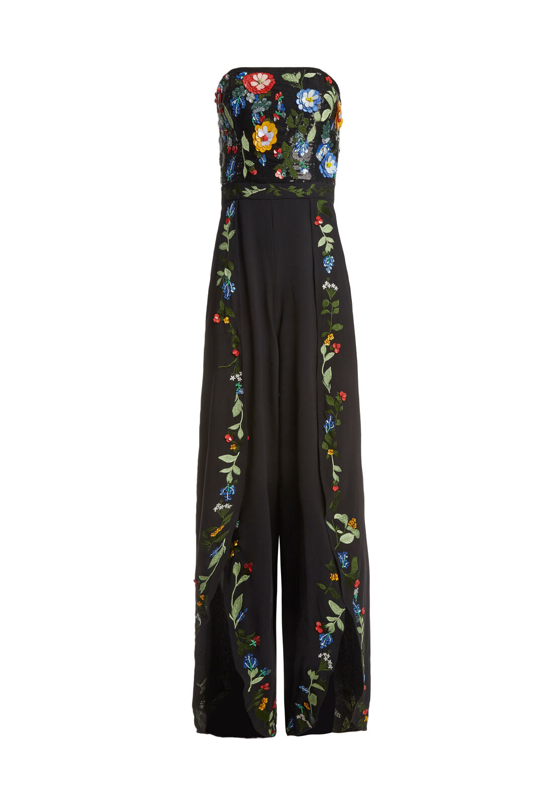 JERI EMBELL TULIP HEM JUMPSUIT-ALICE + OLIVIA