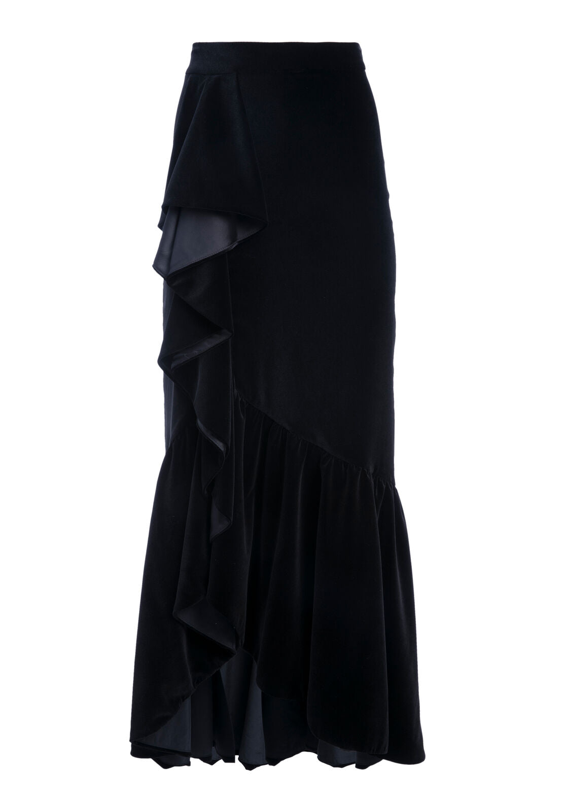 ARIANNA RUFFL SLIT TRMPET SKRT-ALICE + OLIVIA