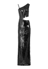 KAITLYN SEQUIN CUT OUT GOWN-ALICE + OLIVIA