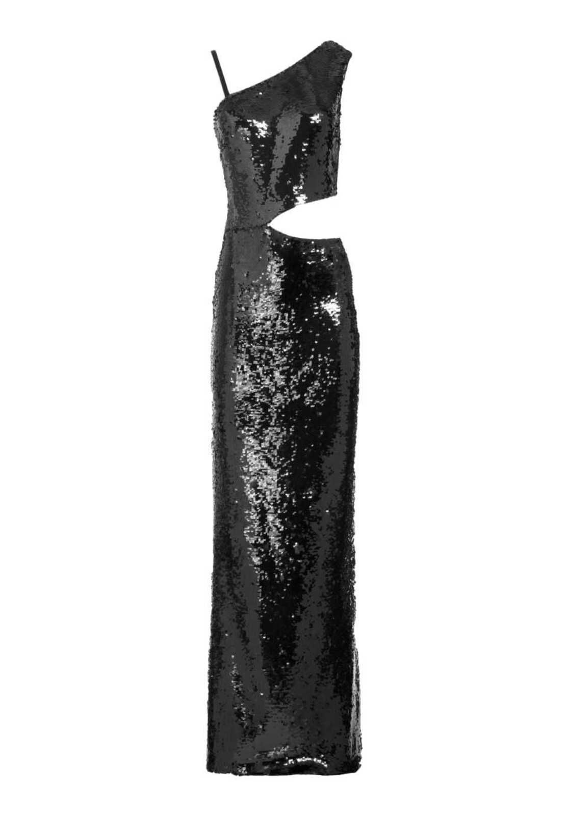 KAITLYN SEQUIN CUT OUT GOWN-ALICE + OLIVIA