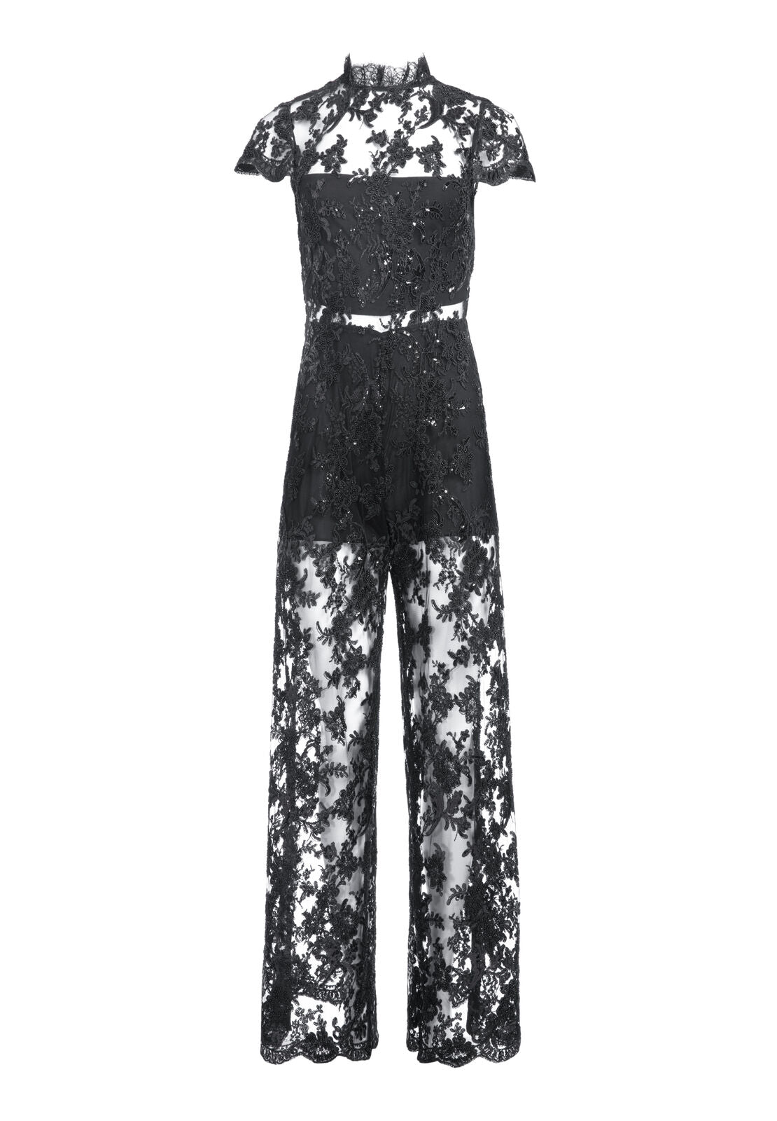 ALAINA BEADED MOCK NK SS JUMP-ALICE + OLIVIA
