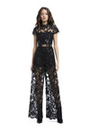 ALAINA BEADED MOCK NK SS JUMP-ALICE + OLIVIA