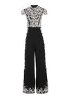 DANIA EMBELLISHED JUMPSUIT-BLK/SILVER-ALICE + OLIVIA