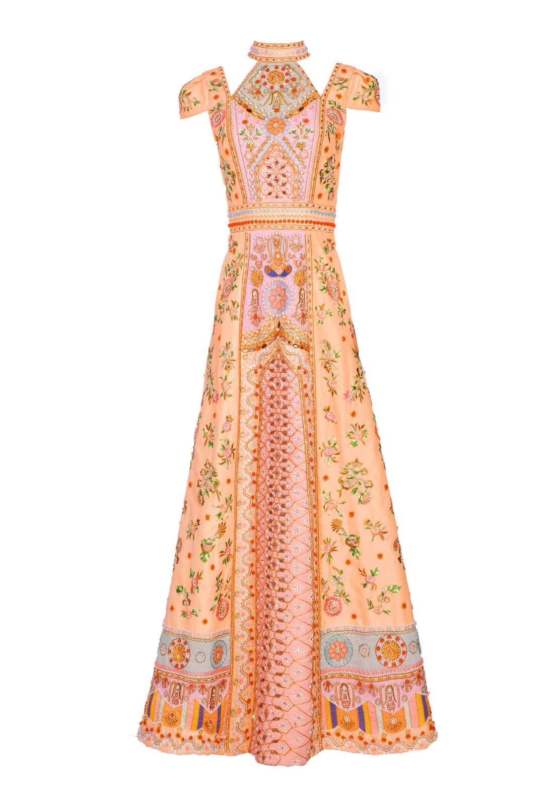 NIDIA HAND BEADED GOWN