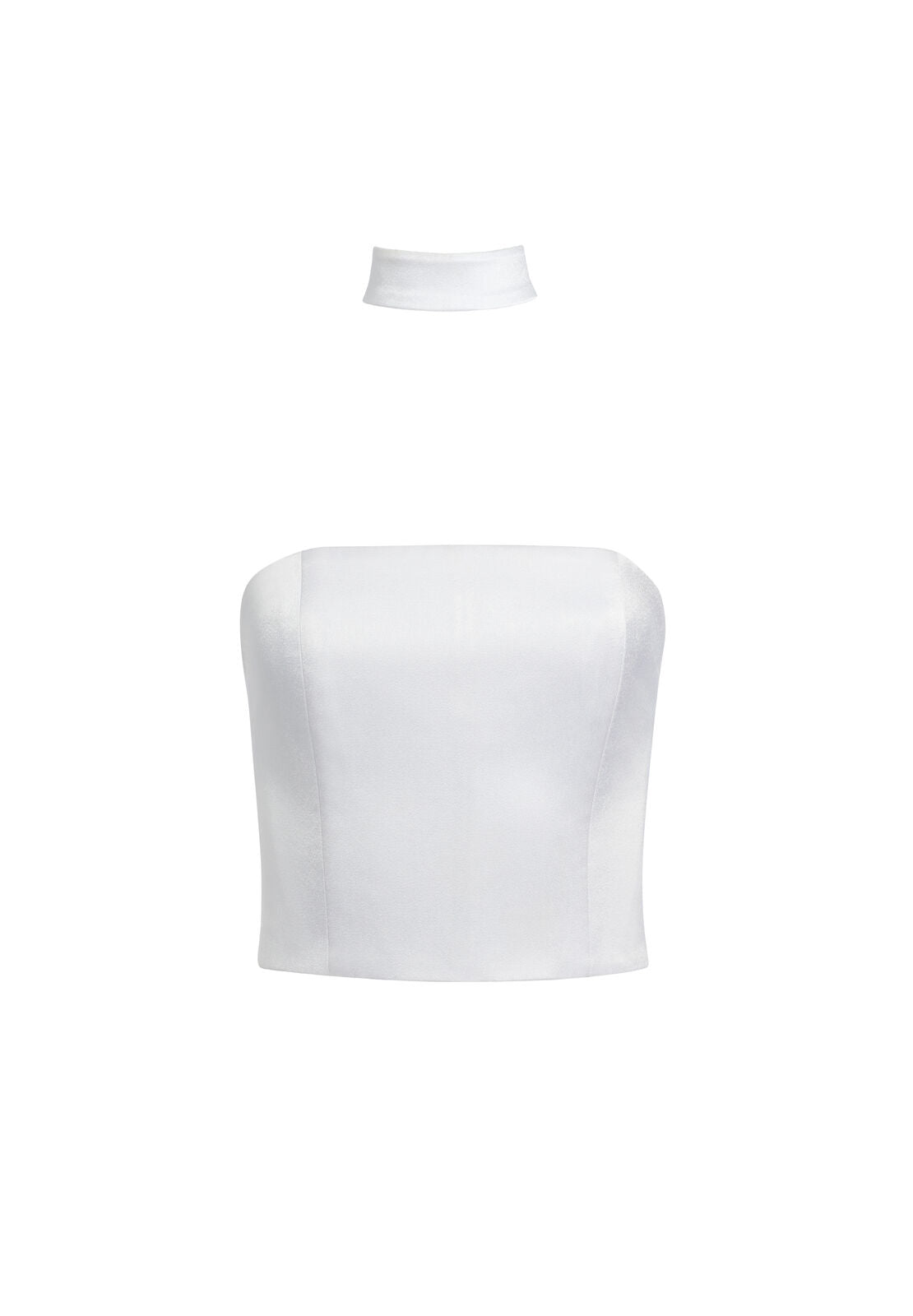 SARAPHINA CROPPED BUSTIER-White-ALICE + OLIVIA