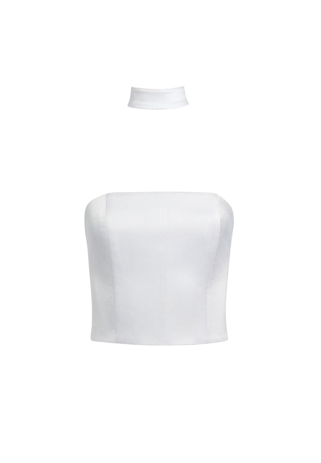 SARAPHINA CROPPED BUSTIER-White-ALICE + OLIVIA