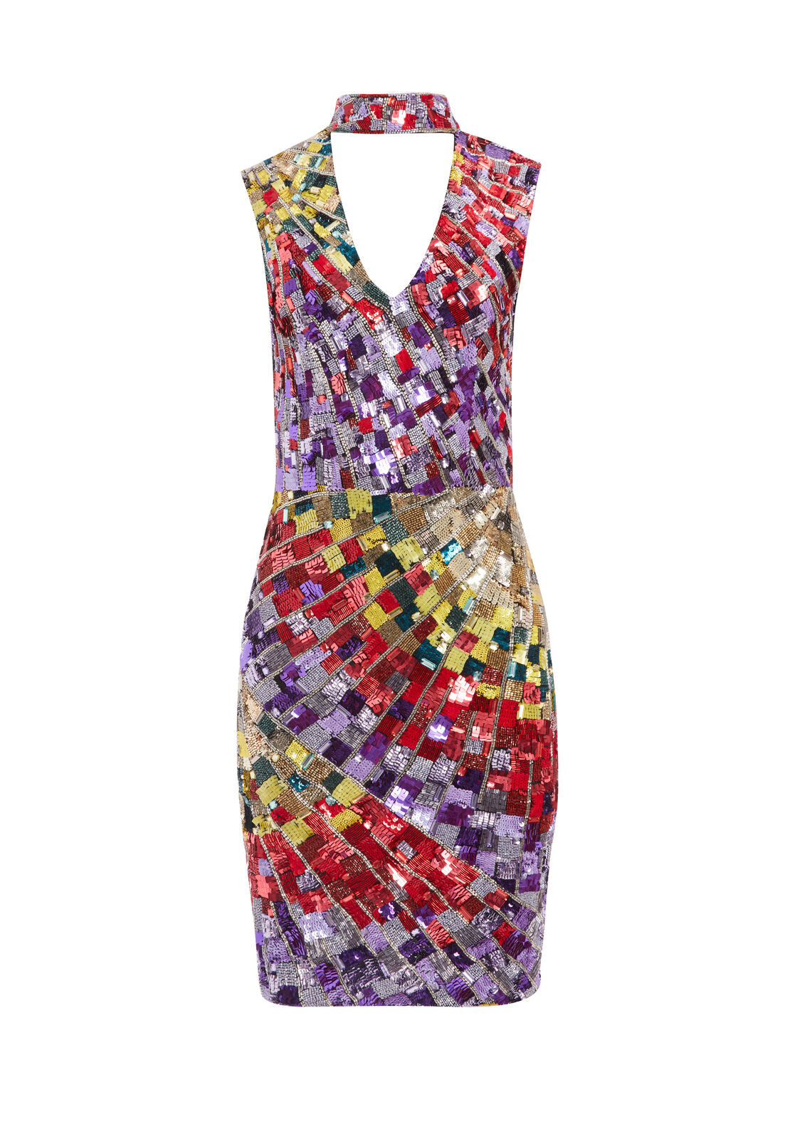 DUMONT SEQUIN SLEEVELESS GOWN-MULTI-ALICE + OLIVIA
