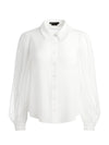 ROANNE BLSN SLV BUTTON DOWN-ALICE + OLIVIA